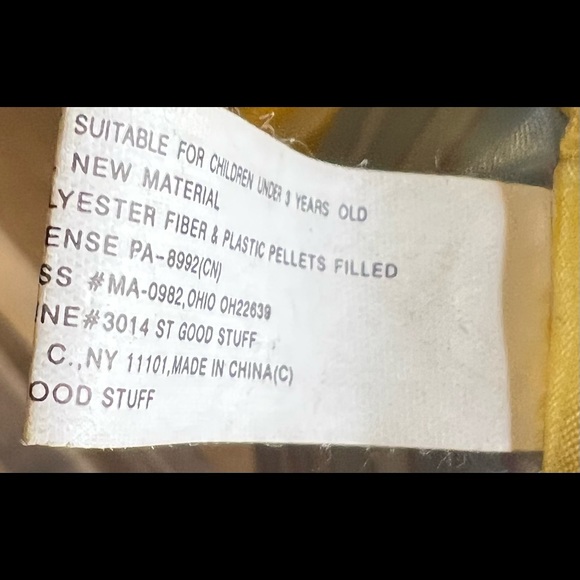 Yellow and Blue Striped Jester Doll - Picture 5 of 10